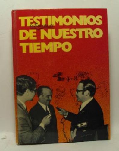 Portada del libro de TESTIMONIOS DE NUESTRO TIEMPO