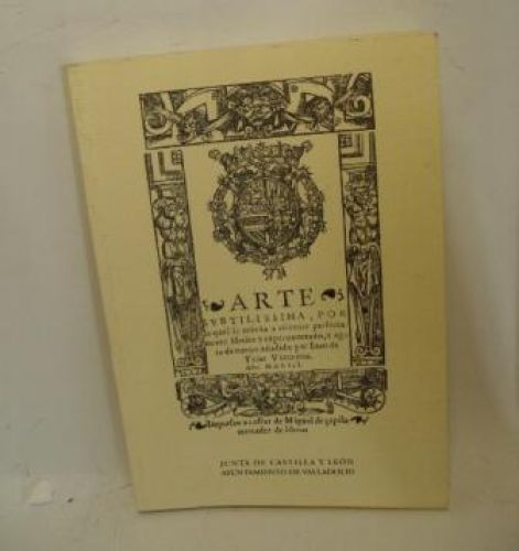 Portada del libro de ARTE SUTILISIMAQ POR LA CUAL SE ENSEÑA A ESCRIBIR PERFECTAMENTE