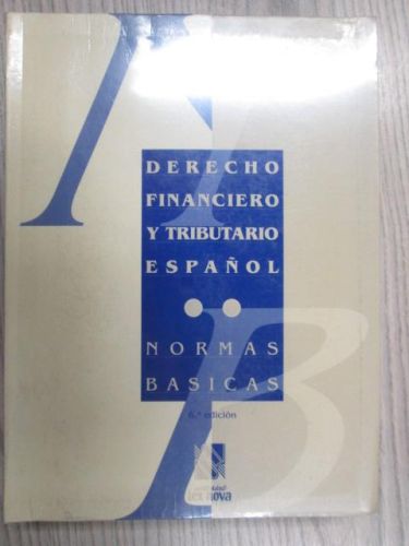 Portada del libro de DERECHO FINANCIERO Y TRIBUTARIO ESPAÑOL.