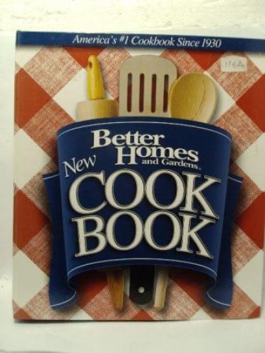 Portada del libro de BETTER HOMES AND GARDENS NEW COOK BOOK