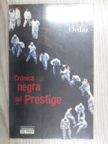 Portada del libro de CRÓNICA NEGRA DEL PRESTIGE.