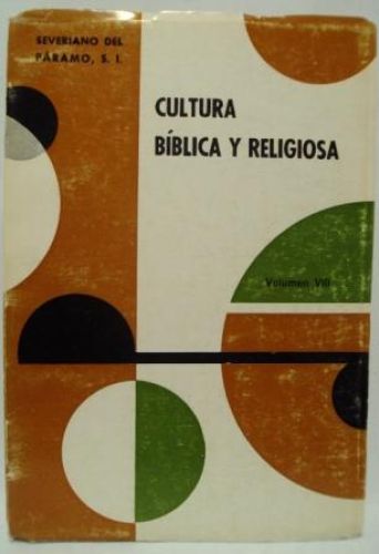 Portada del libro de CULTURA BÍBLICA Y RELIGIOSA. VOLÚMEN VIII