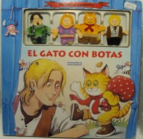 Portada del libro de EL GATO CON BOTAS, Teatrillo de marionetas