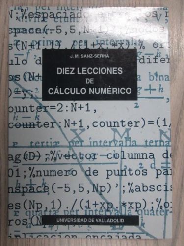 Portada del libro de DIEZ LECCIONES DE CÁLCULO NUMÉRICO.