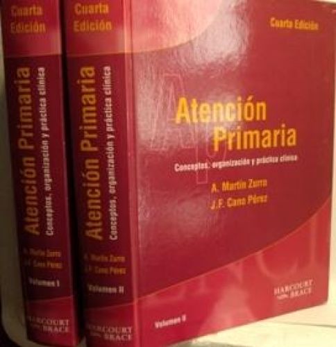 Portada del libro de ATENCIÓN PRIMARIA. Conceptos, organización y práctica clínica. 2 volúmenes
