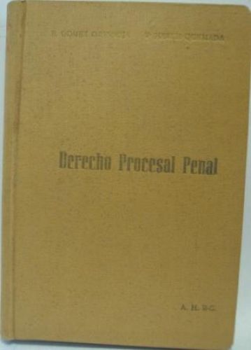 Portada del libro de DERECHO PROCESAL PENAL