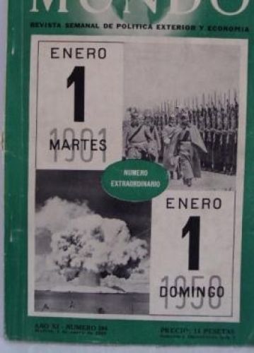 Portada del libro de MUNDO. REVISTA SEMANAL DE POLÍTICA EXTERIOR Y ECONOMÍA DE 1901 A 1950. Nº 504, AÑO XI