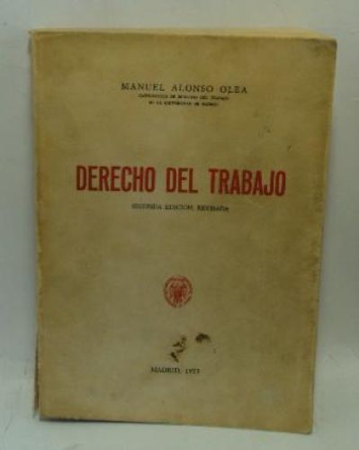 Portada del libro de DERECHO DEL TRABAJO