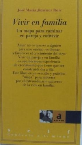 Portada del libro de VIVIR EN FAMILIA. UN MAPA PARA CAMINAR EN PAREJA Y CONVIVIR