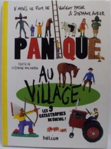 Portada del libro de PANQUE AU VILLAGE. Les 9 catastrophes de Cheval