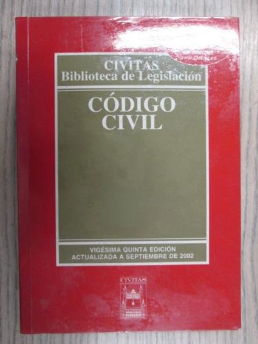 Portada del libro de CÓDIGO CIVIL.