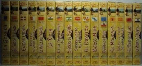 Portada del libro de UN PAÍS EN LA MOCHILA, 16 VHS