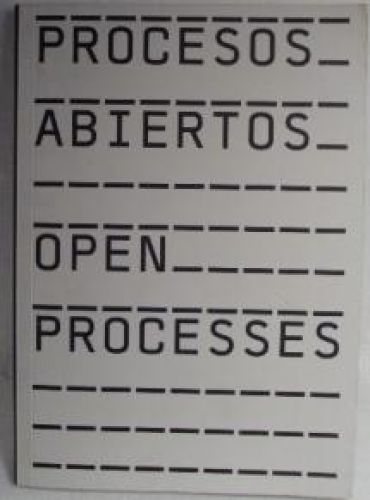 Portada del libro de PROCESOS ABIERTOS