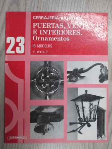 Portada del libro de PUERTAS, VENTANAS E INTERIORES. ORNAMENTOS. 16 MODELOS