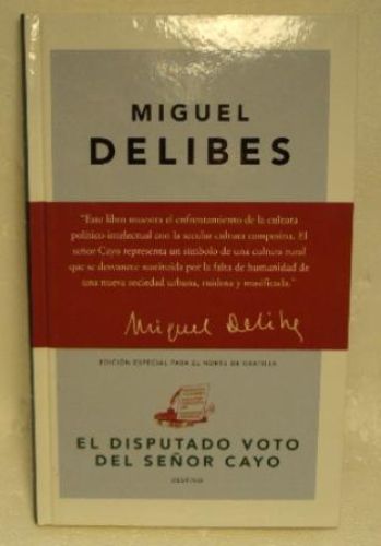 Portada del libro de EL DISPUTADO VOTO DEL SEÑOR CAYO