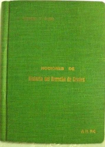 Portada del libro de NOCIONES DE HISTORIA DEL DERECHO DE GENTES