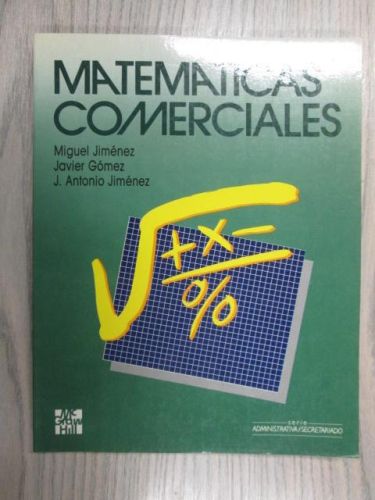 Portada del libro de MATEMATICAS COMERCIALES
