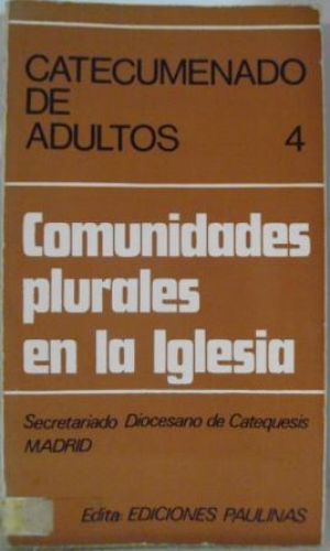 Portada del libro de COMUNIDADES PLURALES EN LA IGLESIA