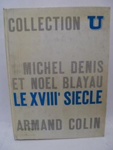 Portada del libro de LE XVIIIº SIECLE
