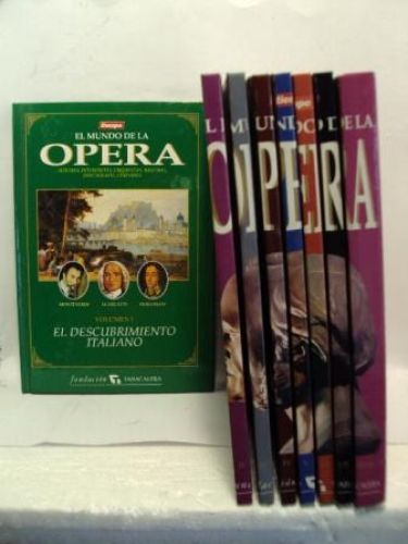 Portada del libro de EL MUNDO DE LA ÓPERA. 8 VOLÚMENES