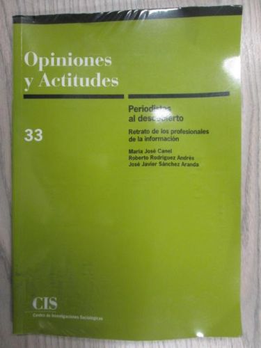 Portada del libro de OPINIONES Y ACTITUDES. PERIODISTAS AL DESCUBIERTO.