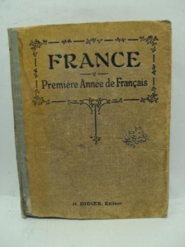 Portada del libro de FRANCE. PREMIEÈRE ANNÉE DE FRANÇAIS