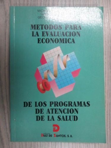 Portada del libro de MÉTODOS PARA LA EVALUACIÓN ECONÓMICA DE LOS PROGRAMAS DE ATENCIÓN DE LA SALUD.