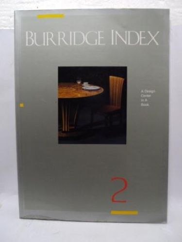 Portada del libro de BURRIDGE INDEX 2. A desing center in a book