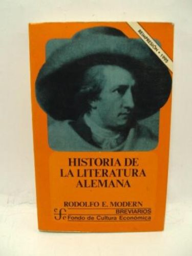 Portada del libro de HISTORIA DE LA LITERATURA ALEMANA
