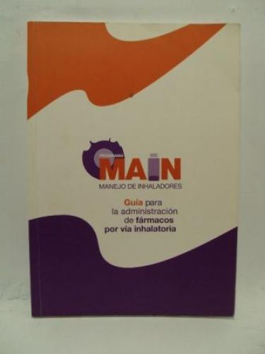 Portada del libro de MANEJO DE INHALADORES. Guía para la administración de fármacos por vía inhalatoria