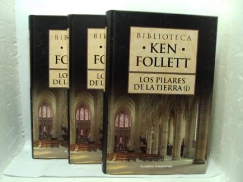 Portada del libro de LOS PILARES DE LA TIERRA. 3 VOLÚMENES