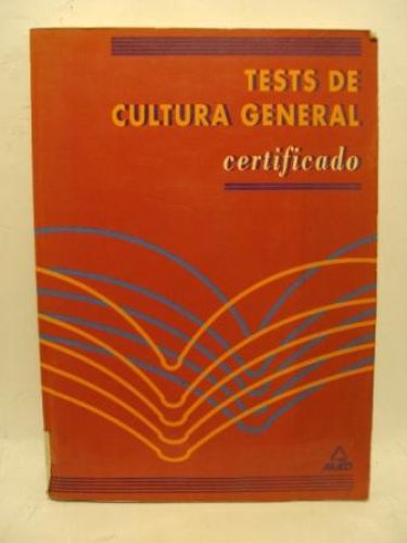 Portada del libro de TEST DE CULTURA GENERAL. Certificado