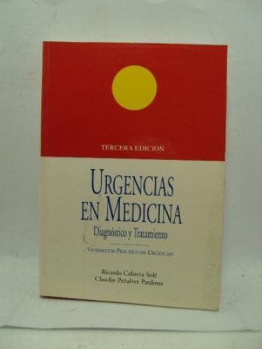 Portada del libro de URGENCIAS MÉDICAS, Diagnóstico y tratamiento