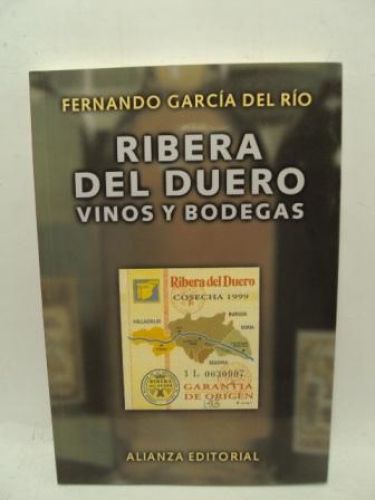 Portada del libro de RIBERA DEL DUERO. Vinos y bodegas