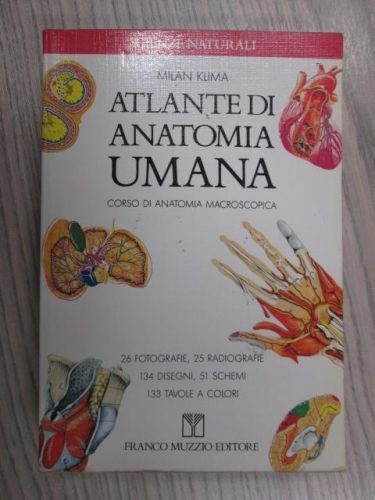 Portada del libro de ATLANTE DI ANATOMIA UMANA. Corso di anatomia macroscopica.