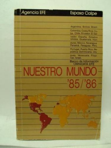 Portada del libro de NUESTRO MUNDO '85/'86