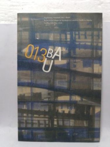 Portada del libro de BAU013, Arquitectura, Urbanismo, Arte y Diseño