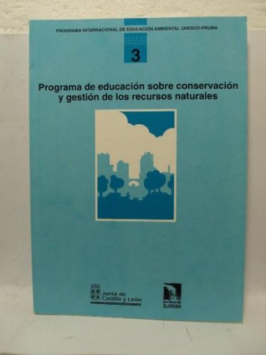Portada del libro de PROGRAMA DE EDUCACIÓN SOBRE CONSERVACIÓN Y GESTIÓN DE LOS RECURSOS NATURALES. Serie de educación ambiental....
