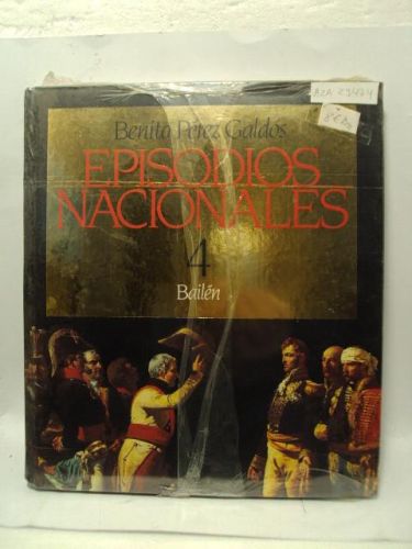 Portada del libro de EPISODIOS NACIONALES 4 BAILÉN