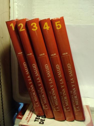 Portada del libro de ENCICLOPEDIA DE LA MEDICINA Y LA SALUD, 5 volumenes