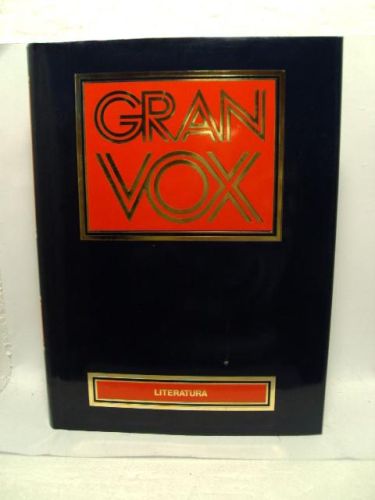 Portada del libro de GRAN VOX, LITERATURA