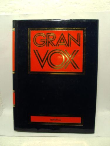 Portada del libro de GRAN VOX, QUÍMICA
