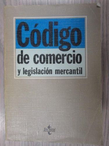 Portada del libro de CÓDIGO DE COMERCIO Y LEGISLACIÓN MERCANTIL