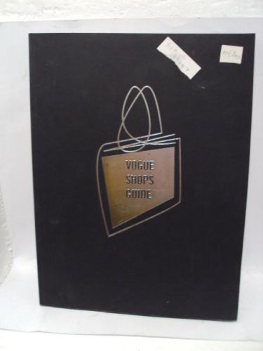 Portada del libro de VOGUE SHOPS GUIDE