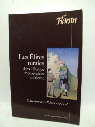 Portada del libro de LES ÉLITES RURALES DANS L,EUROPE MÉDIÉVALE ET MODERNE