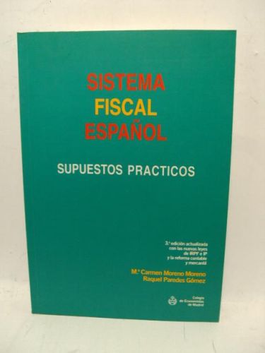 Portada del libro de SISTEMA FISCAL ESPAÑOL, SUPUESTOS PRÁCTICOS