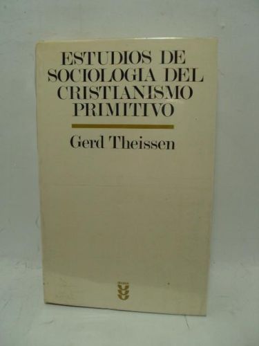 Portada del libro de ESTUDIOS DE SOCIOLIGÍA DEL CRISTIANISMO PRIMITIVO