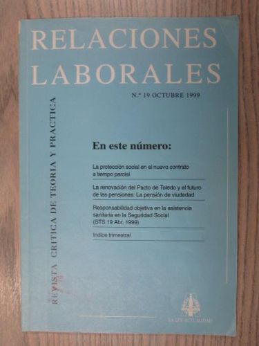 Portada del libro de RELACIONES LABORALES