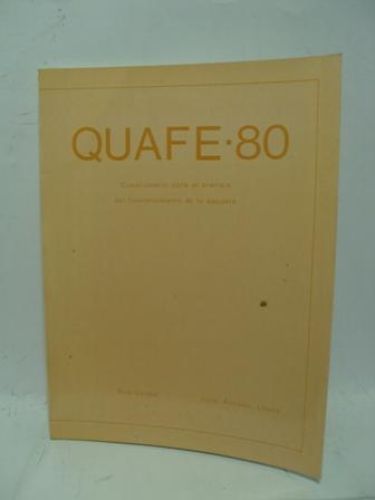 Portada del libro de QUAFE-80. CUESTIONARIO PARA EL ANÁLISIS DEL FUNCIONAMIENTO DE LA ESCUELA