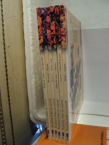 Portada del libro de .PLANTAS PARA LA SALUD, Guía de plantas medicinales. 6 tomos